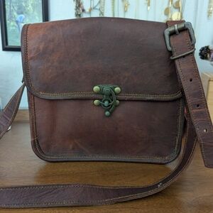Brown Small Messenger Bag